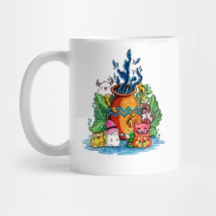 Zodiac AQUARIUS Doodle Art Series Mug